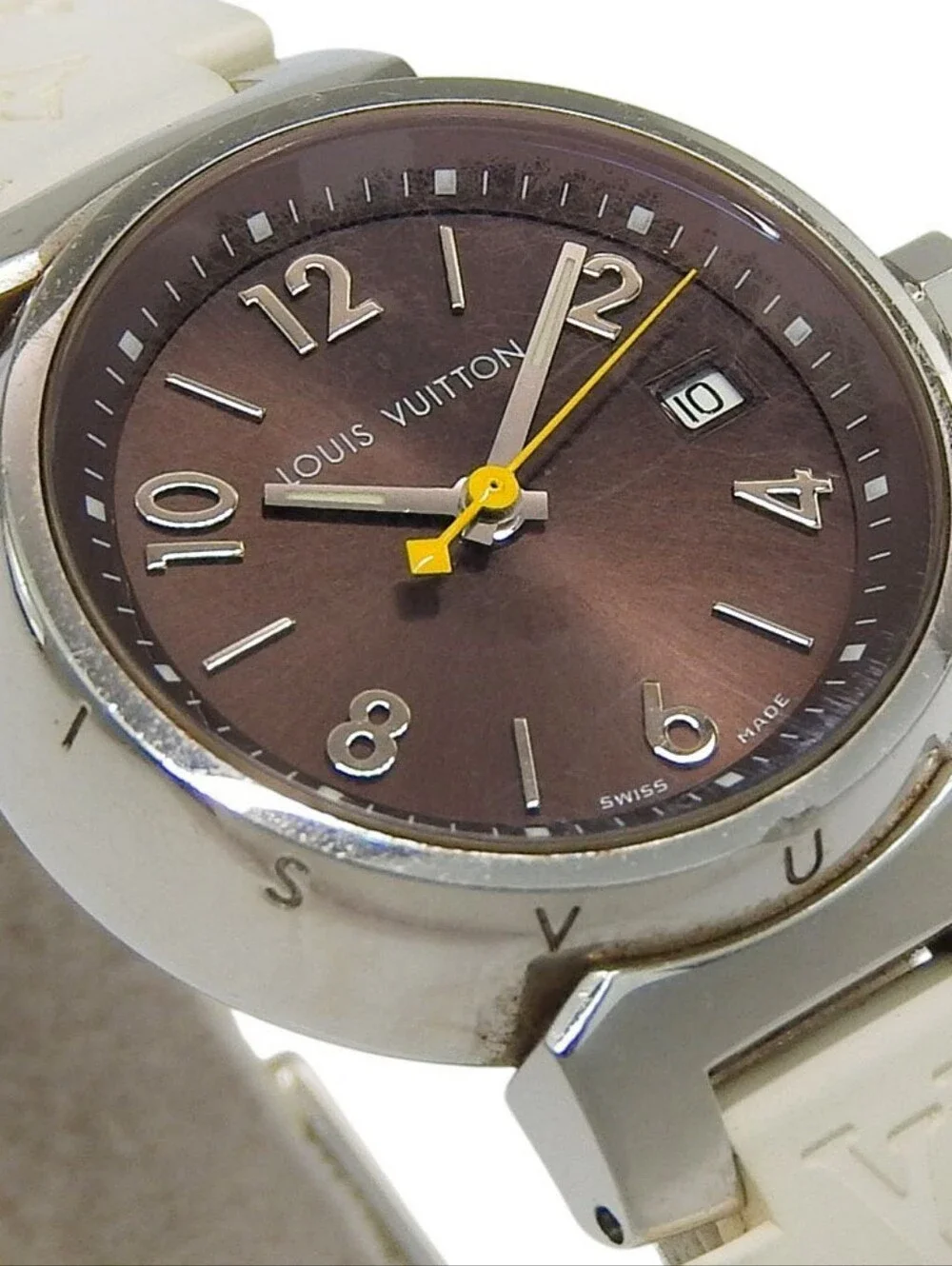 Louis Vuitton Tambour 27mm Q1211 Watch w/ 2 Bands Set ✨️ LIKE NEW
